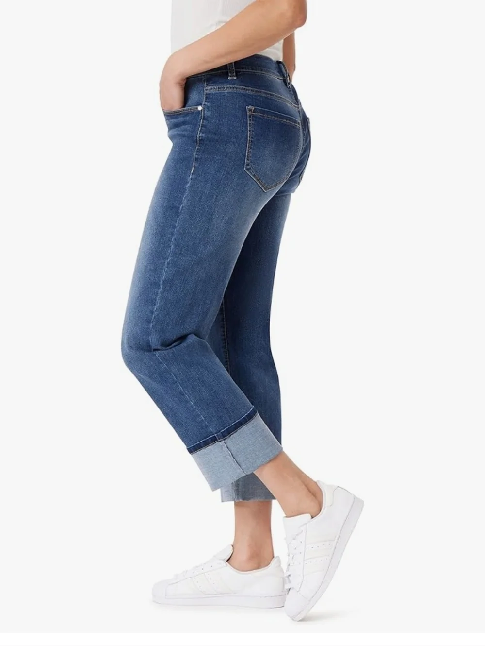 Angel's Forever Young Women's Signature Crop Jeans - Picture 4 of 12